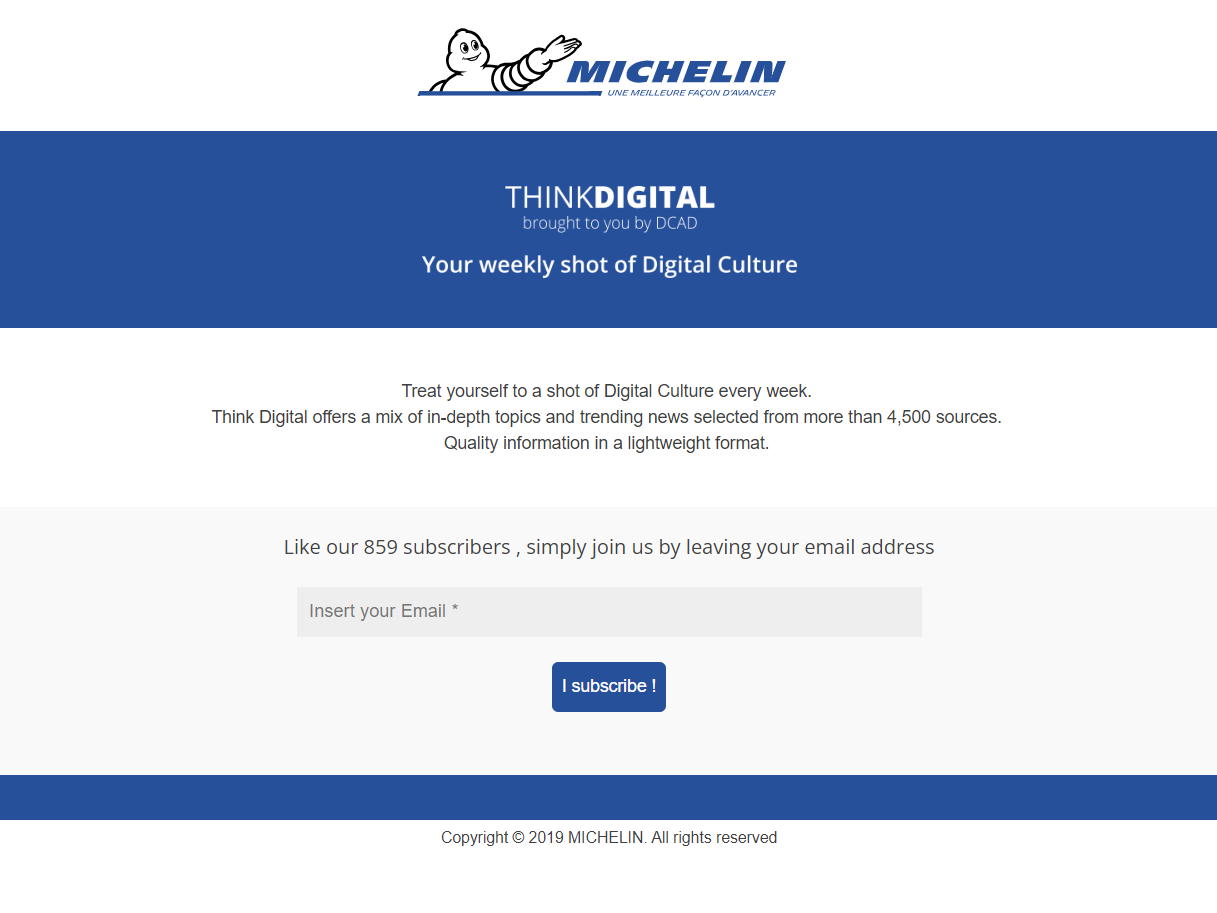 Michelin Digital News